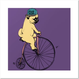 Pug Ride Posters and Art